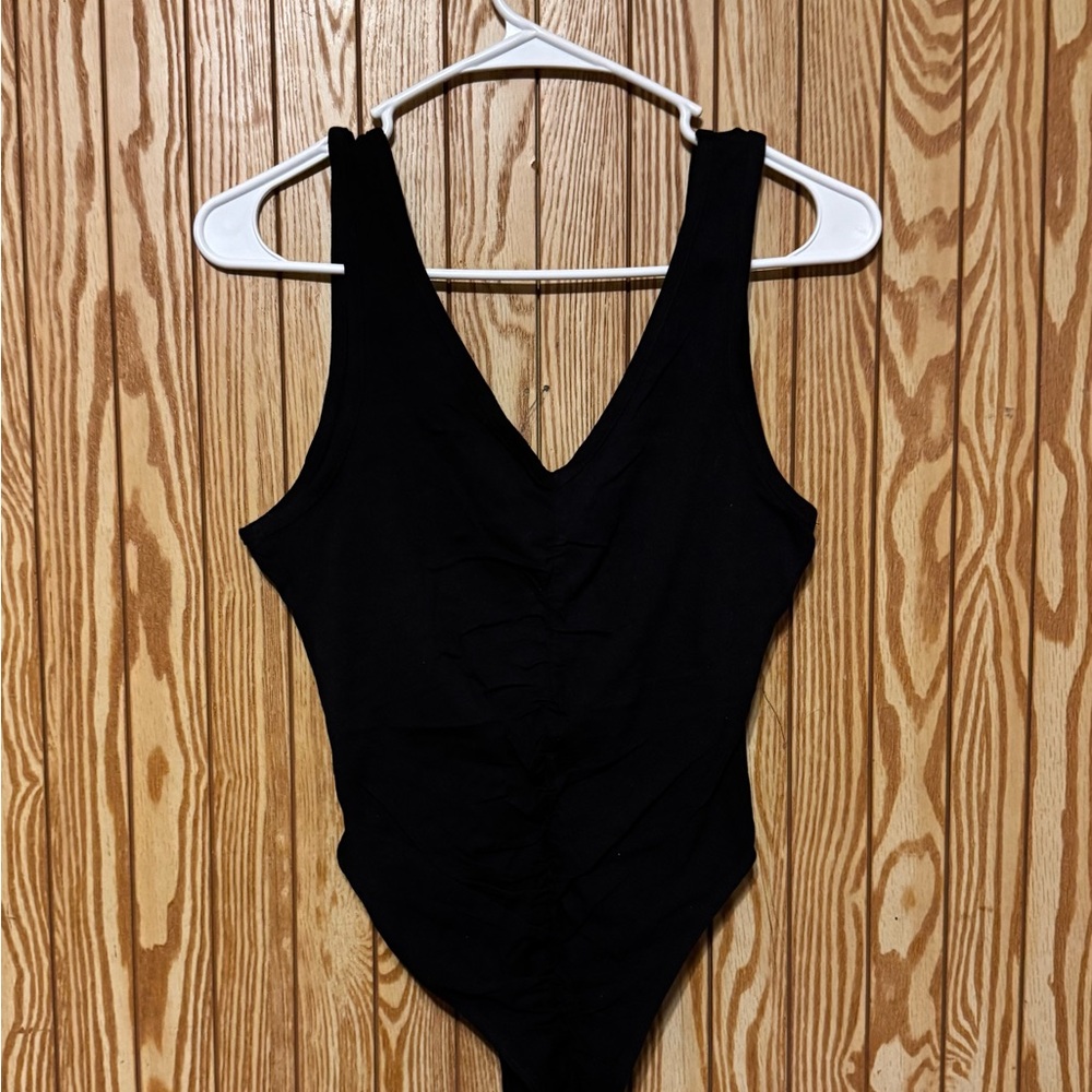 H&M Black Sleeveless Bodysuit